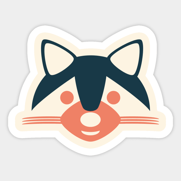 Cute Critter (Amber) Sticker by Cascade Patterns